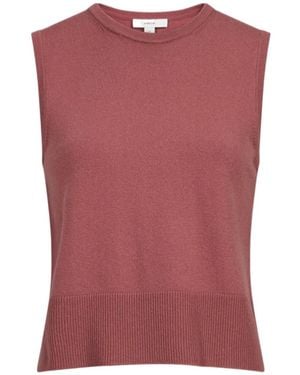 Vince Sleeveless Knit Top - Pink
