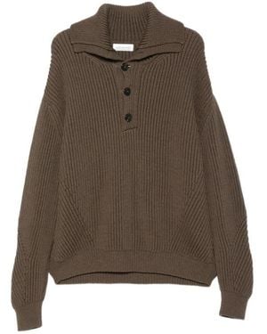 Dries Van Noten Long-Sleeved Sweater - Brown