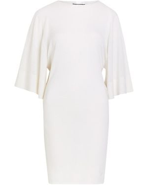 Jacquemus La Robe Maille Mananco Merino And Silk-Blend Mini Dress - White