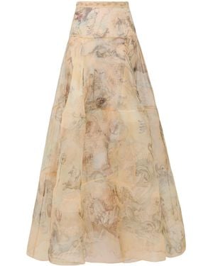 Zimmermann Rebellion Lantern Maxi Skirt - Natural