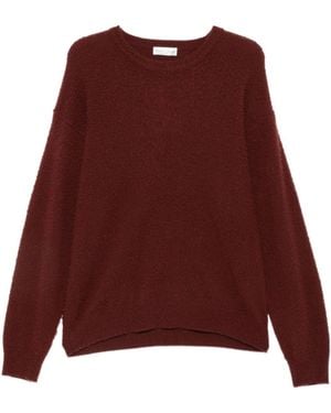 Roberto Collina Oversized Crew Neck Knit Jumper - Purple