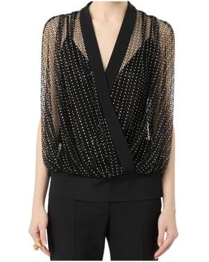 Sportmax Mesh Top - Black