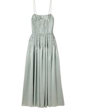 Doen Spaghetti Strap Midi Dress - Grey
