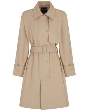Emporio Armani Waterproof Coat - Natural