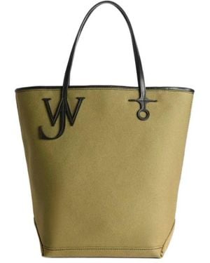 JW Anderson Jw Anderson Anchor Large Tote Bag - Green
