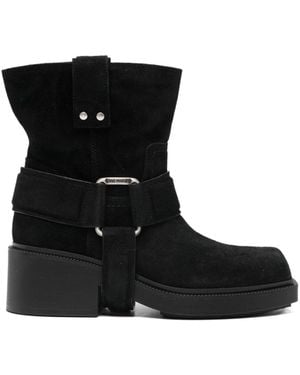 Vic Matié Harness Ankle Boots - Black