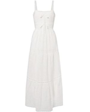 Ulla Johnson Constance Broderie Anglaise Midi Dress - White