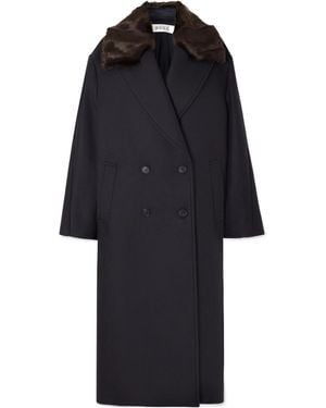 Rohe Long-Sleeved Coat - Blue