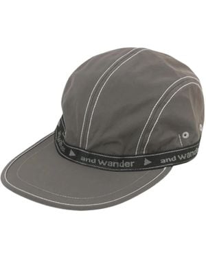 and wander Tape Cap Dark - Gray