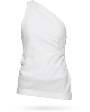 TOVE One-Shoulder Vest - White