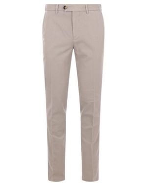 Brunello Cucinelli Straight-Leg Chino Pants - Gray