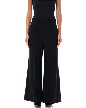 Low Classic Wide Pants - Black