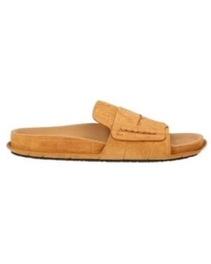 Jacquemus Slide Sandals - Brown