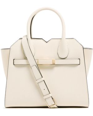 Valextra Milano Two Handles Mini Bag - Natural