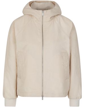 Peserico Hooded Technical Jacket - Natural