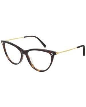 Stella McCartney Cat's Eye Frame Flat Lens - Metallic