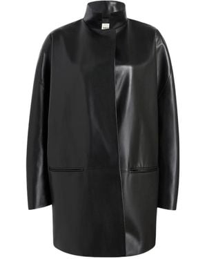 KHAITE Long-Sleeved Coat - Black