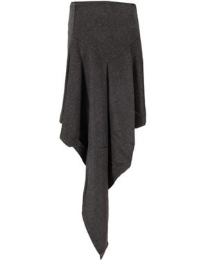Niccolò Pasqualetti Cascata Wool Skirt - Black