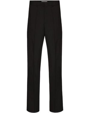 Valentino Mid-Rise Tailored Trousers - Black
