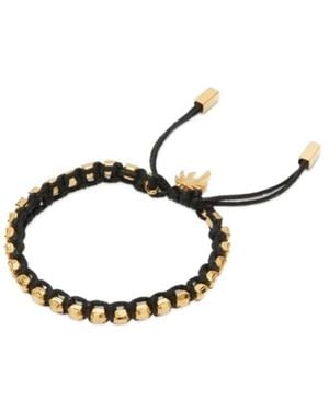 Palm Angels Palm Beads Braided Bracelet - White