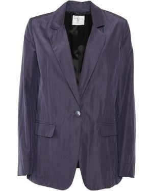 forte_forte Single-Breasted Blazer - Blue