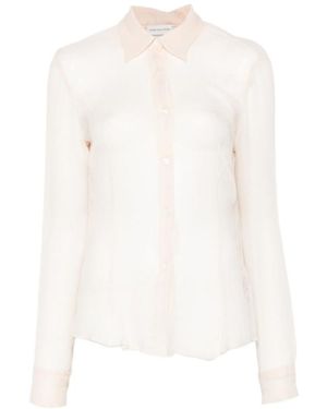 Dries Van Noten Cloudy Sheer Shirt - White