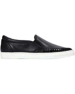 Balmain Round-Toe Casual Shoes - Black
