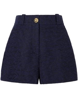 Blazé Milano Button Shorts - Blue
