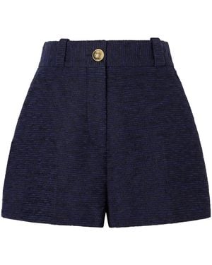 Blazé Milano Button Shorts - Blue