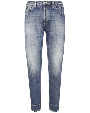 Dondup Logo Jeans - Blue