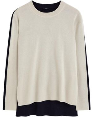 JOSEPH Long-Sleeved Sweater - White