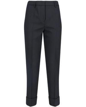 Incotex Cuffed Trousers - Blue