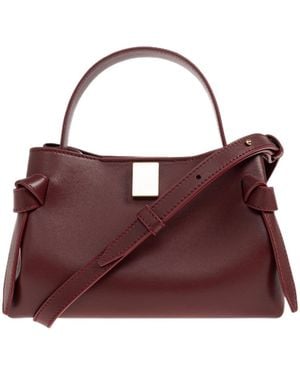 Yuzefi Knotted Shoulder Bag - Red