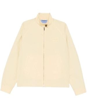 Miu Miu Long-Sleeved Zipped Jacket - Natural