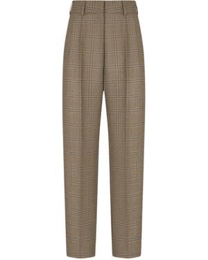 Blazé Milano Casual Trousers With Belt Loops - Natural