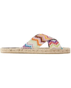 Missoni Striped Woven Espadrilles - Multicolor