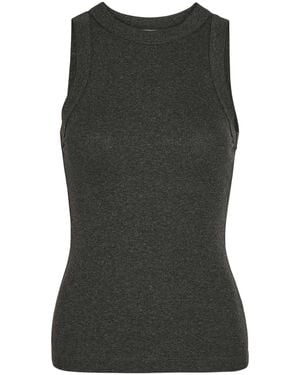 Agolde Slim-Fit Knit Vest - Green