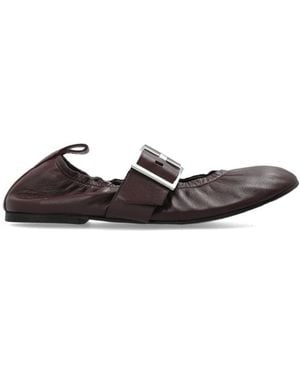 Alohas Sarea Ballet Flats With Pleated Details - Multicolour