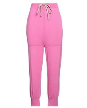 Rick Owens Lightweight Cashmere Casual Pants - Pink