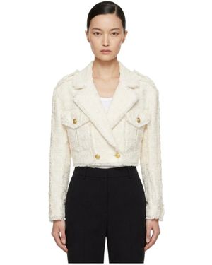 Marissa Chiara Long-Sleeved Casual Jacket - White