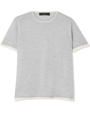 arch4 Selcombe Knitted T-Shirt - White