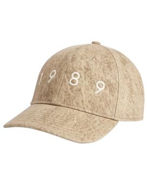 1989 STUDIO Curved-Brim Logo Baseball Hat - Natural