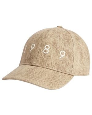 1989 STUDIO Curved-Brim Logo Baseball Hat - Natural