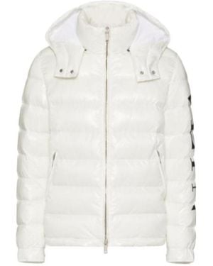 Valentino Padded Logo-Print Jacket - White