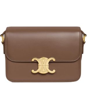Celine Teen Triomphe Bag - Brown
