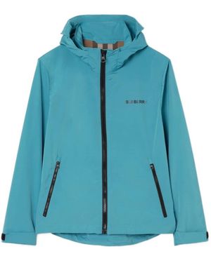 Burberry Hooded Jacket - Blue