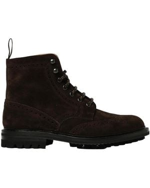 Church's Mc Farlane Lace-Up Biker Boots - Black