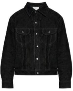 Studio Nicholson Boston Suede Jacket - Black