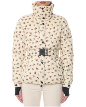Moncler Long-Sleeved Padded Jacket - Natural