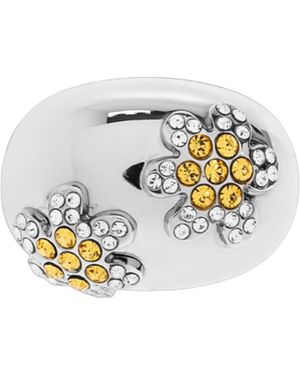 Marni Daisy Embellished Ring - White